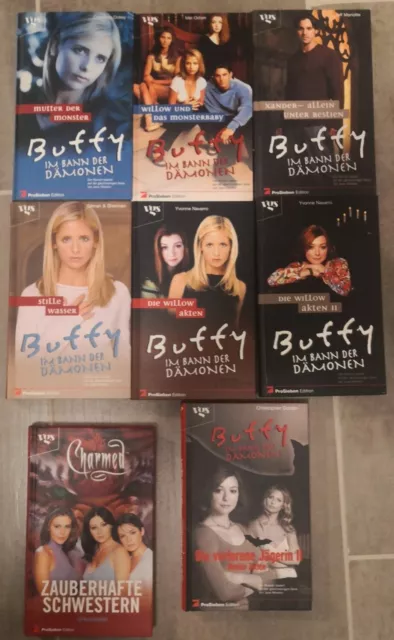 7X BUFFY IM BANN DER DÄMONEN HARDCOVER+1x Charmed, Konvolut, Xander, Willow, TOP