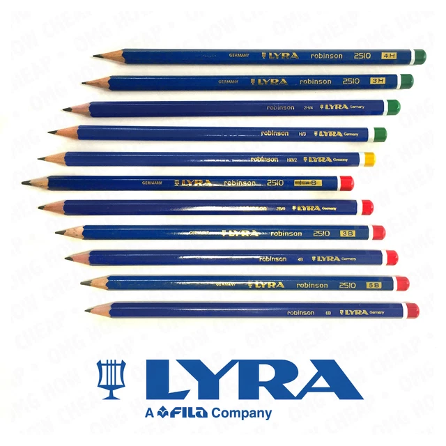LYRA ROBINSON ART Crayons Graphite Dessin Croquis Crayons [11 Grade Set