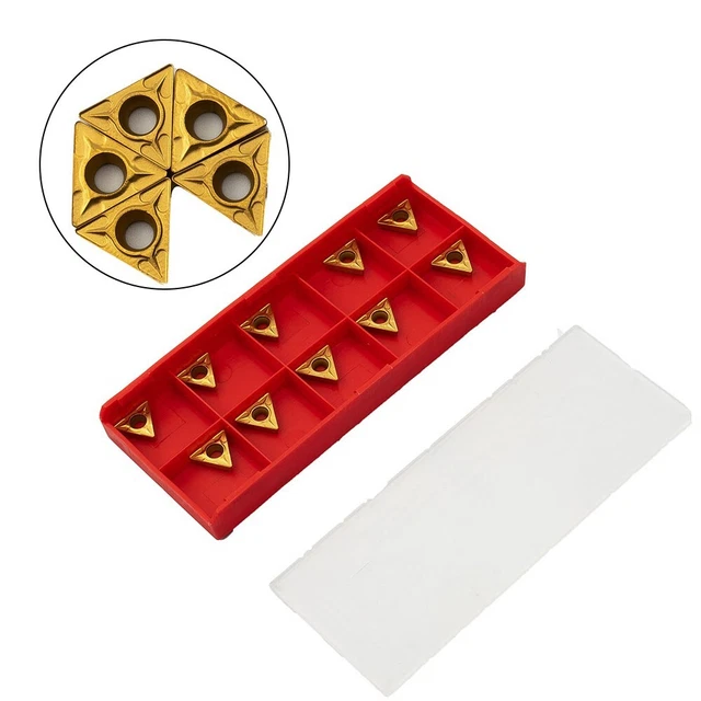10pcs TCMT110204 US735 Turning Tool Threading Carbide Insert CNC Lathe Blades