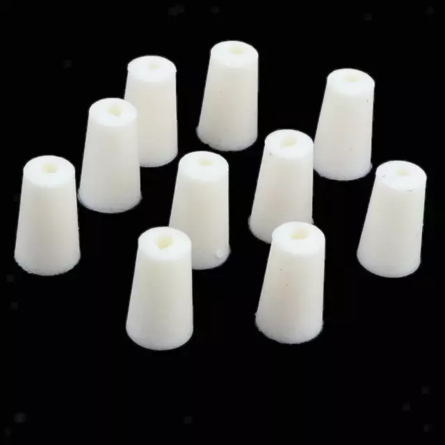 10 pezzi tappi conici in gomma tappo da laboratorio per provette per flaconi