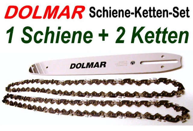3x Sägekette Halbmeißel 35cm Mit Schwert 3/8 50TG 1,1mm Für Stihl MS