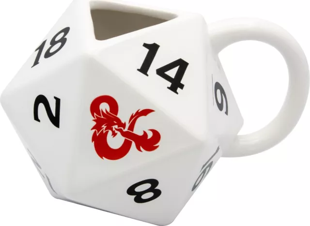 Merchandising Dungeons & Dragons: Joy Toy - Tazza A Forma Di Dado D20 In Ceramic