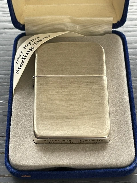 2003 zippo sterling silver 1941 replica（ZIPPO VINTAGE STERLING 
