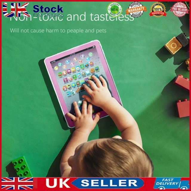Learning Machine Tablet English Educational Toy for Toddlers Kids (Pink)