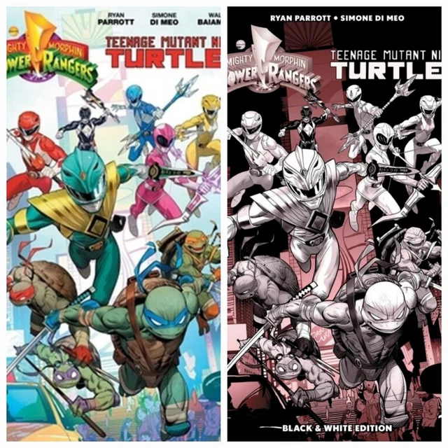Mighty Morphin Power Rangers/Teenage Mutant Ninja Turtles #1 Cover A J Var