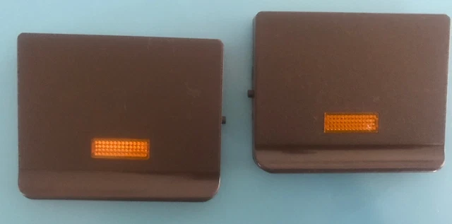 Lot de 2 Doigts ou Manette d'allumage MARRON pour Interrupteur ARNOULD 1001 NEUF