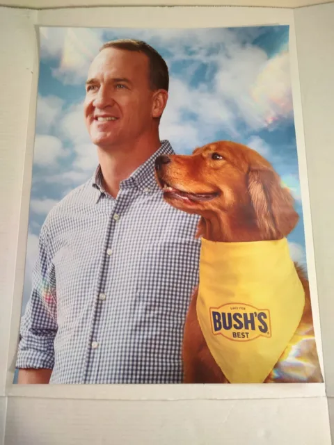 Bush’s Duke and Peyton Manning Limited Edition Poster Baked Chili Beans