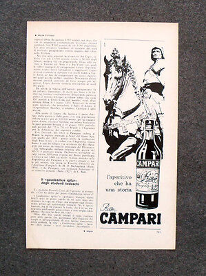 [GCG] M767 - Advertising Pubblicità - 1964 - BITTER CAMPARI