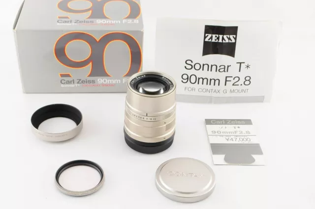 [Beste Mint IN Karton] Contax Carl Zeiss Objektiv Sonnar T 90mm F/2.8 Ab Japan #