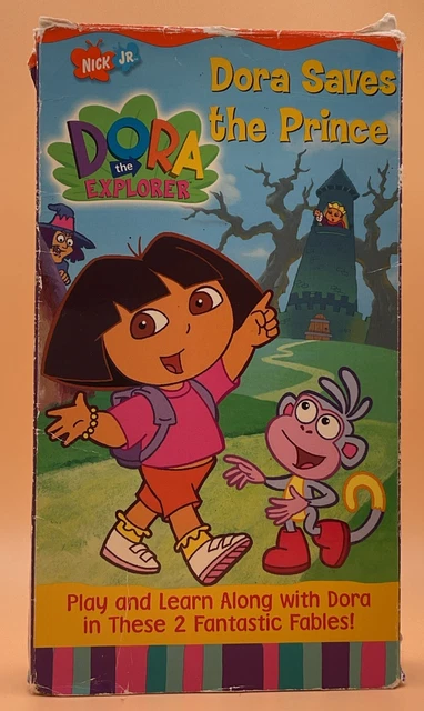 DORA THE EXPLORER - Dora Saves the Prince VHS 2002 **Buy 2 Get 1 Free