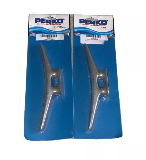 Botines de muelle de aluminio 2 Perko 8"" n.o 0545DP8ALU