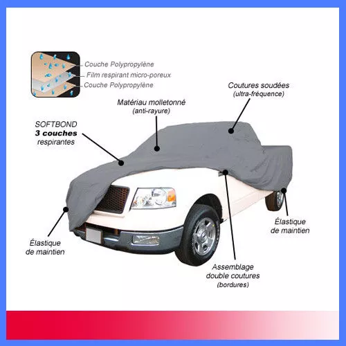 Housse protection limousine - bâche COVERMIXT : usage mixte