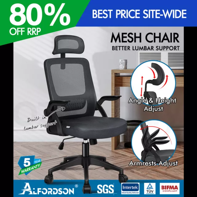 ALFORDSON Mesh Office Chair Executive Seat Tilt Gaming Racing Computer