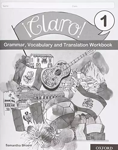 Claro ! 1 Grammatik Wörterbuch Und Übersetzung Workbook (Packung 8) Von Besen,