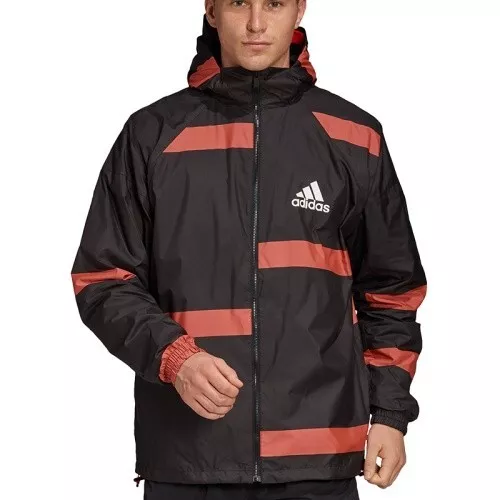 Adidas Jacket schwarz/rot, Große M, UVP 79,99
