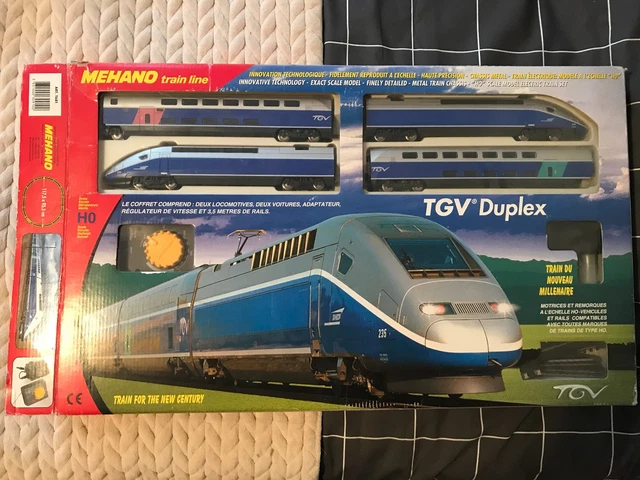 MEHANO HO / 2 VOITURES VOYAGEURS TGV ATLANTIQUE +1 BOGIE