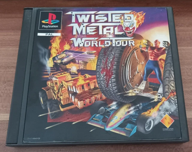 twisted metal world tour fur playstation  ps1