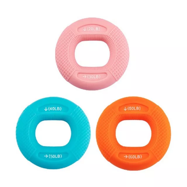 3 pz Silicone Finger Trainer Impugnatura Rafforzatore Impugnatura Impugnatura Enhancer Trainer8991