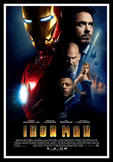 Iron Man Movie Poster Print & Unframed Canvas Prints