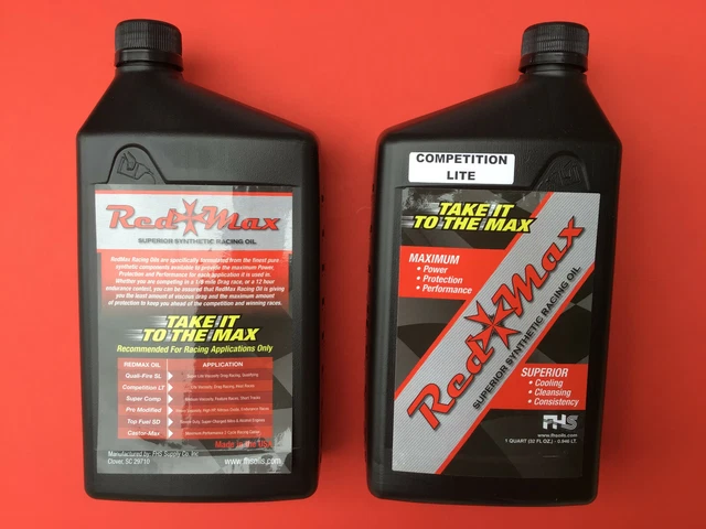 RedMax Competition Lite 20 WT 200 Viscosity Kart Racing Oil 4-Quarts