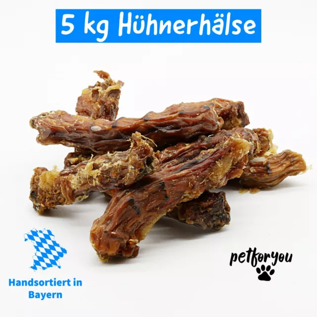 Hühnerhälse Hundefutter Kauartikel 5kg Kausnack wie Hühnerfüße / Hühnerbrust