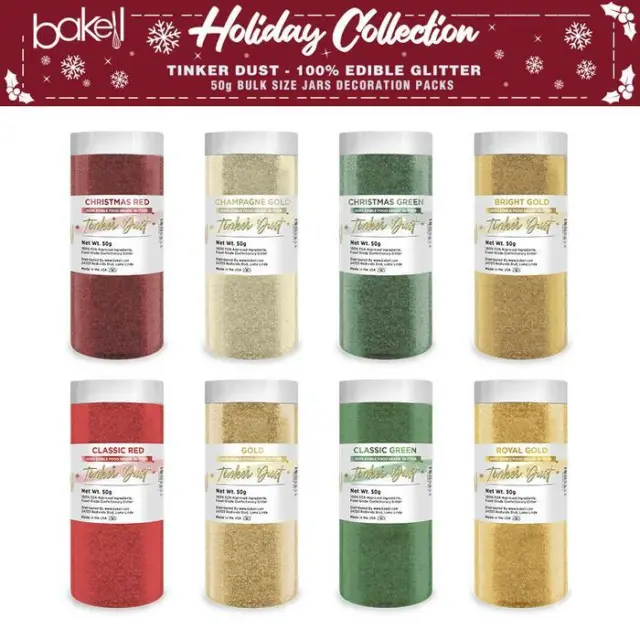 Christmas Collection Tinker Dust Combo Pack A (8 PC SET) 50 Gram Jar