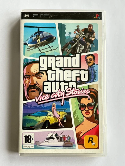 Jeu PSP Grand Theft Auto : Vice City Stories - Version Française, Bon état, Boîtier Et Instructions