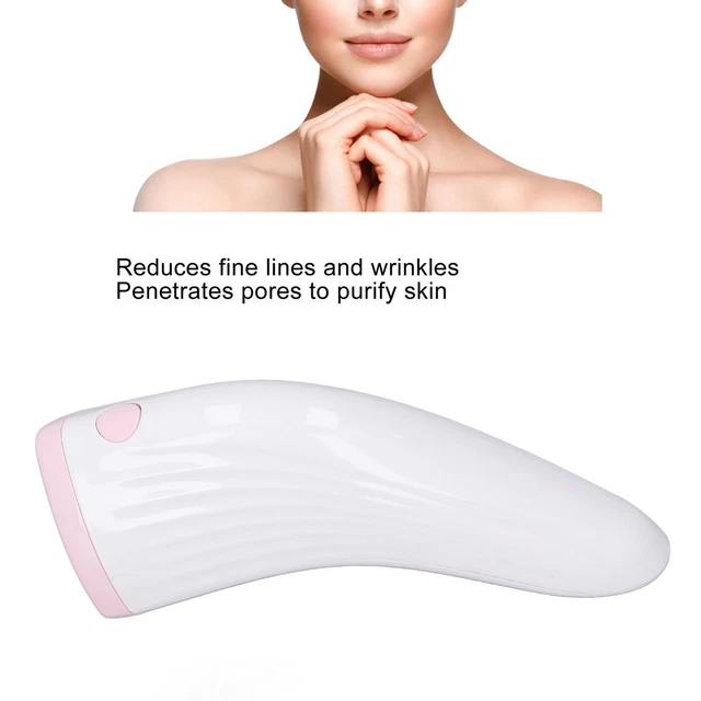 White Handheld Red Blue Ray Stick Portable Reduce Pores Soothes Inflammation Esp