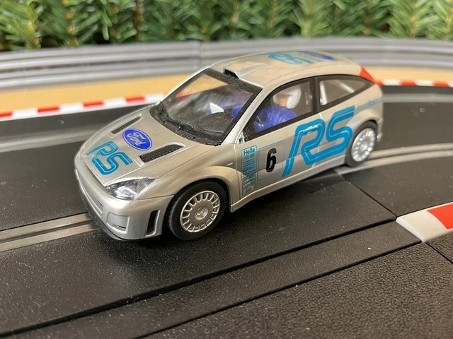 Custom Routed Rally Scalextric SCALEXTRIC (C2380) VINTAGE FORD FOCUS WRC RALLY CAR (No.6) RS ...