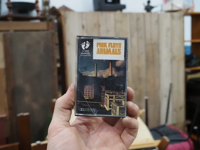 Original Pink Floyd Animals Cassette Tape Stereo S-105B Footprint Record Vinyl