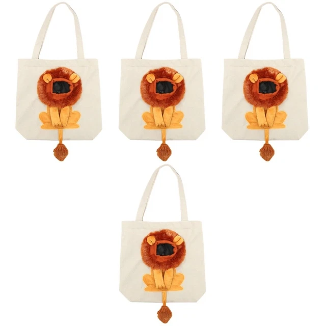 4pcs Cat Carrier Cats portables Small Pet Tote Tote Tote Small Dog Single Sac à