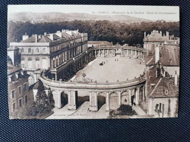 CPA 54 NANCY - Hémicycle de la Carrière - Palais du Gouvernement