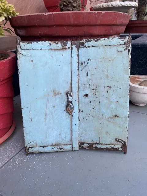 Ancient Old Wooden Blue Painted Indian Old House Window Rare Door Without Frame 2