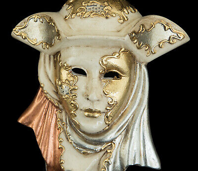 Mask Ceramic from Venice - Casanova - Decoration Wall Scarecrow Model 838 XX3 3
