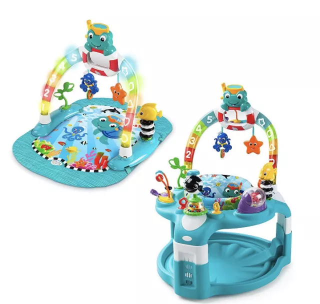 Baby Einstein 2 In 1 Activity Center Sea Activity Gym And Saucer