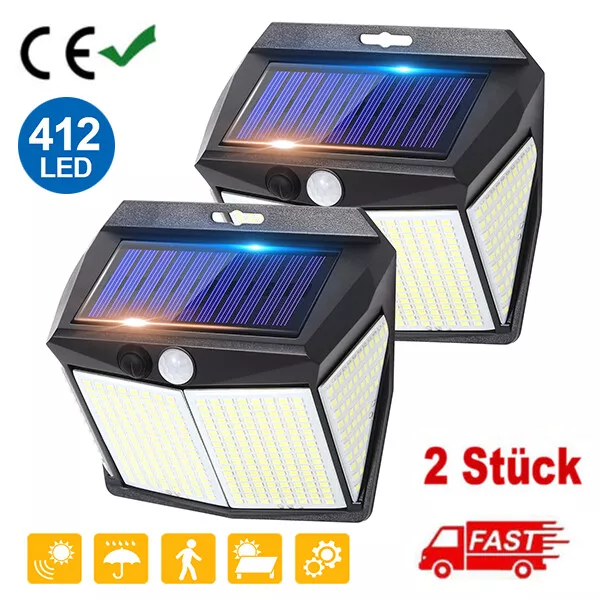 Solar lights Solar Power Motion Sensor Wall Lights Outdoor Garden Security Lamp