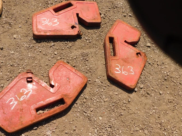 Massey Ferguson Tractor, Front Suitcase Weights x 3, Tag #363