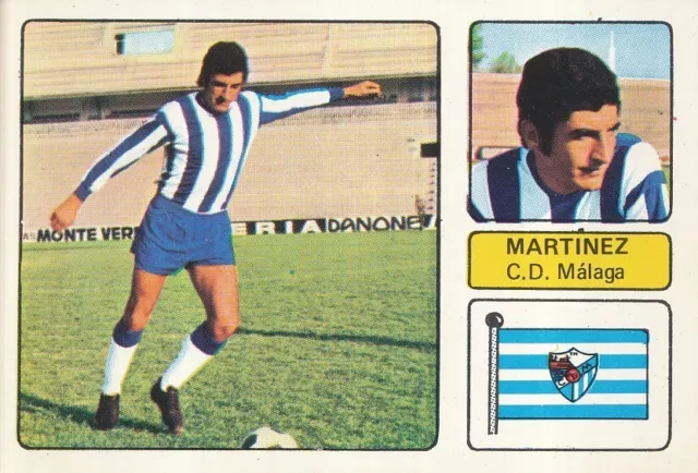 Jose Martinez Garcia # Cd.malaga Cromo Card Campeonato De Liga 1973-74 Fher