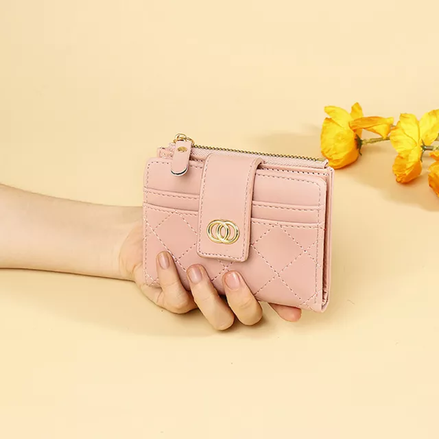 Women's Wallet Zipper&Hasp cute wallet Student Small PU Wallet Coin Pur7H