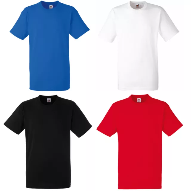 FRUIT OF THE LOOM HEAVY COTTON T SHIRT 3 Colours