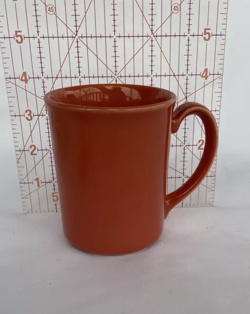 Corning Ceramic Coffee Cup Vintage Made in USA • Corelle Match CORAL 10 oz.