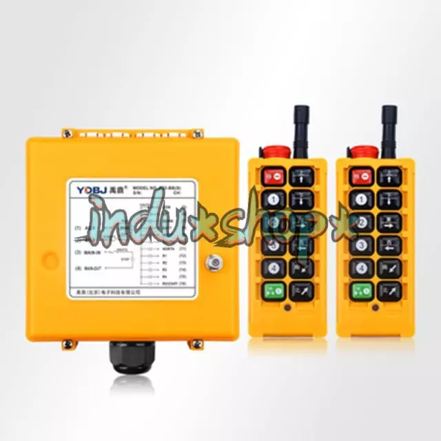 1PCS New F23-BB Industrial Hoist Crane Wireless Remote Controller 2*Transmitters