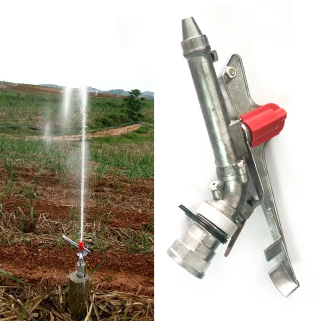 2'' Irrigation Spray Gun Sprinkler Gun Large 360°Adjustable Impact Area Water