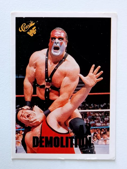 Wwe Ax Demolition Wwf Classic Games 1990 Wrestling Trading Card #107