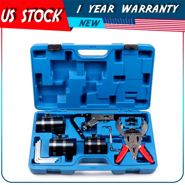 With Ring Expander, Ring Groove Cleaner Engine Piston Ring Service Tool Kit