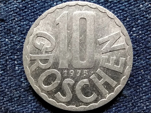 Austria 10 Groschen Coin 1975