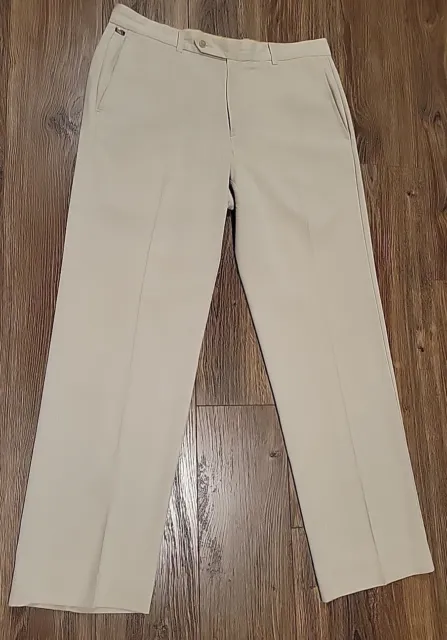 Tommy Bahama Pants - Men 34 X 32  Ivory Silk Dress Pants