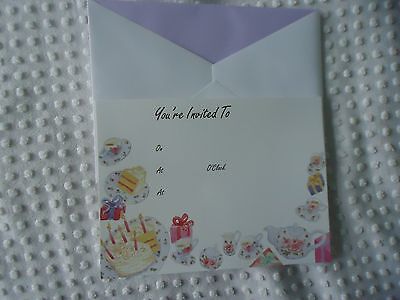 NEW Box of 10 Crane Casual Invitation Cards and Lilac Inside Envelopes