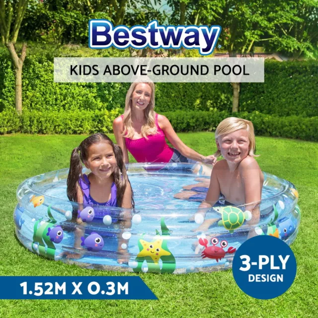 Bestway Swimming Children Pool Above Ground Kids Play Pools Shade Inflatable