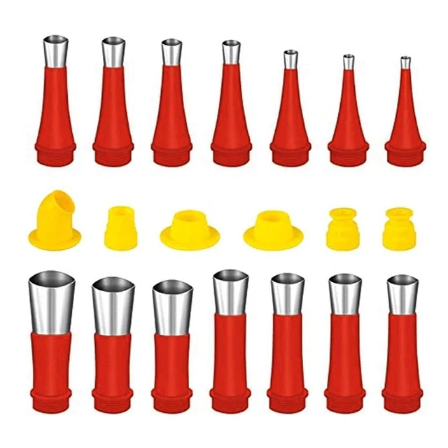 NUOVO 20x Kit Ugello Integrato Ugello In Gomma Riutilizzabile Ugello Strumento Universale